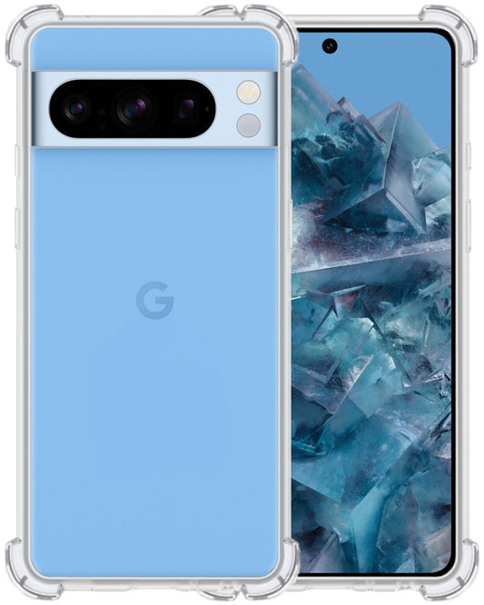 Google Pixel 8 Pro Hoesje Shock Proof Siliconen - Transparant