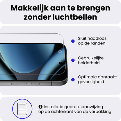 Google Pixel 11 Pro Screenprotector Gehard Glas - Anti-kras