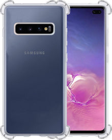 Samsung S10 Plus Hoesje Shockproof Backcover Siliconen - Transparant