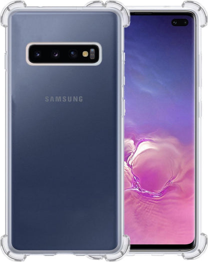 Samsung S10 Plus Hoesje Shockproof Backcover Siliconen - Transparant