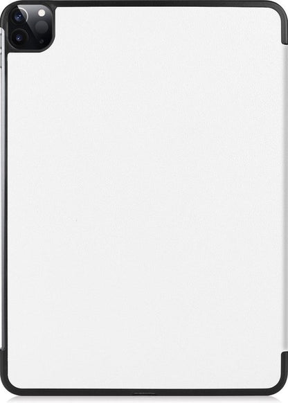 iPad Pro 2020 (11 inch) Trifold Bookcase Hoes - Wit