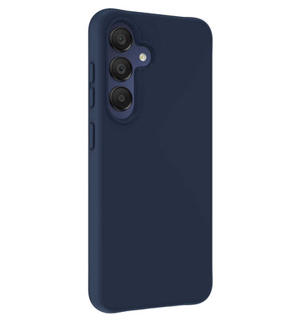 Samsung A15 Hoesje Siliconen Backcover Lichtgewicht - Donkerblauw