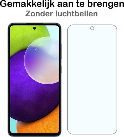 Samsung A52 Screenprotector Gehard Glas - Anti-kras