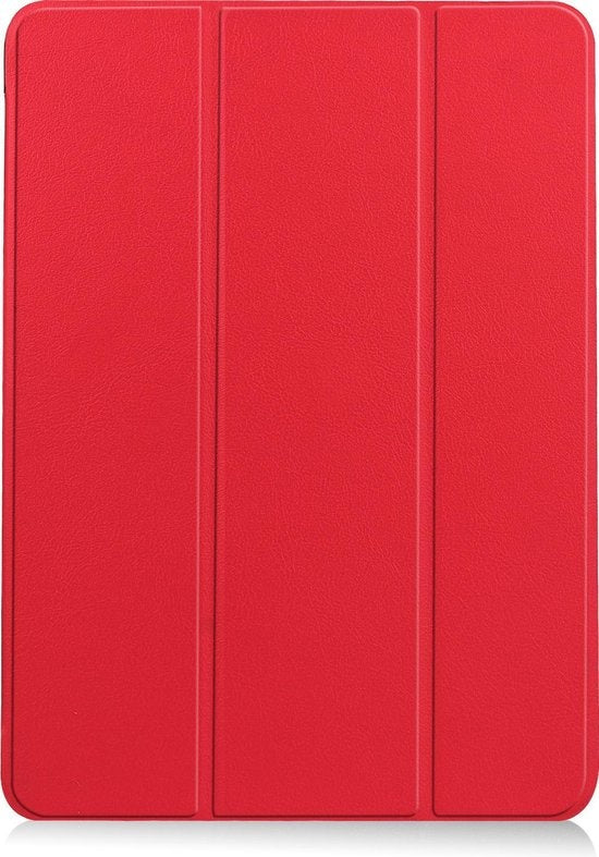 iPad Air 2020 Hoesje Book Case Met Apple Pencil Uitsparing - Rood