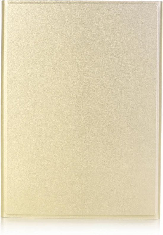 iPad 10.2 2019 Hoesje Toetsenbord Case Kunstleer - Goud