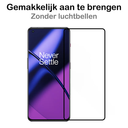 OnePlus 11 Screenprotector Gehard Glas - Full Screen