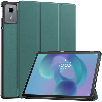 Lenovo Idea Tab Trifold Bookcase Hoes - Donkergroen