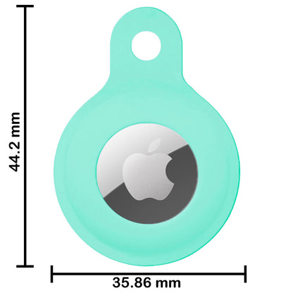 Apple AirTag Hoesje Siliconen Full Cover Lichtgewicht - Turquoise