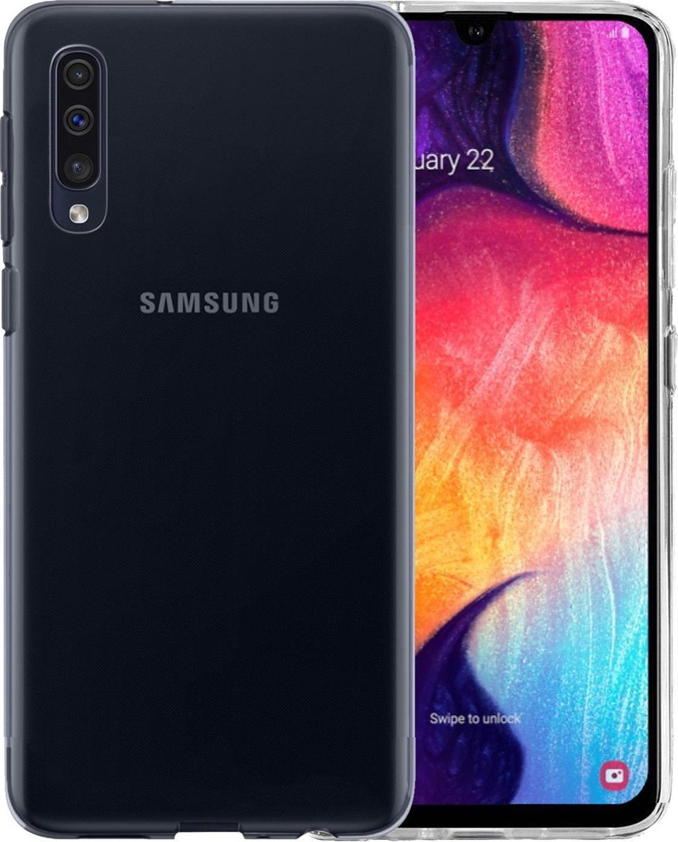 Samsung Galaxy A50 Hoesje Siliconen - Transparant