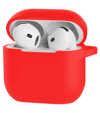 AirPods 4 Hoesje Siliconen Krasbestendig - Rood