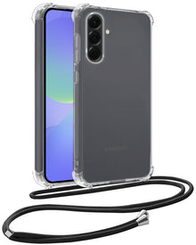 Samsung A36 Hoesje met Koord Backcover Shockproof - Transparant