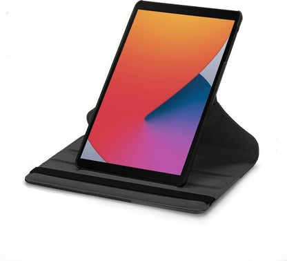 iPad 10.2 2020 Trifold Bookcase Hoes 360 Graden Draaibaar - Zwart