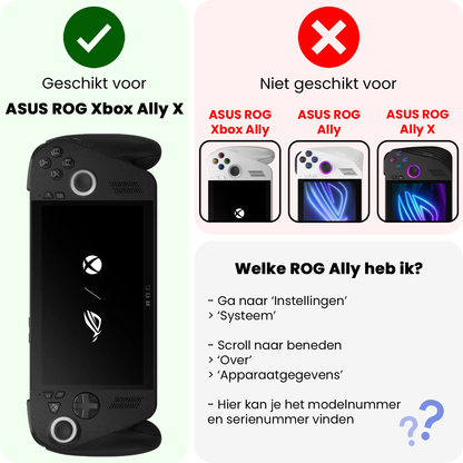Xbox Ally X Screenprotector Gehard Glas - Anti-kras