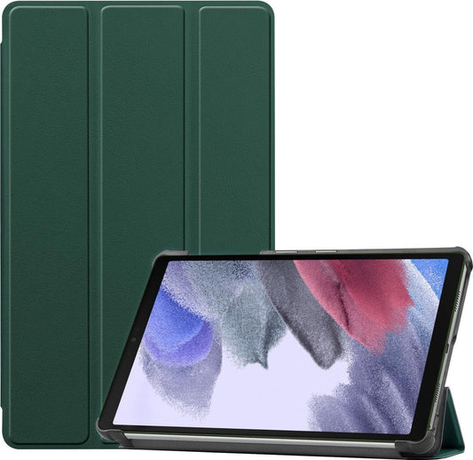 Samsung Galaxy Tab A7 Lite Hoesje Book Case - Donkergroen