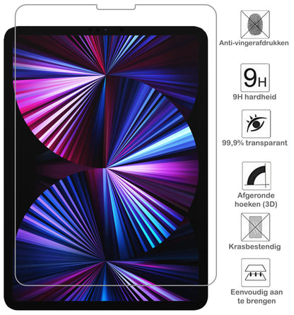 iPad Pro 2021 (12,9 inch) Screenprotector Gehard Glas - Anti-kras