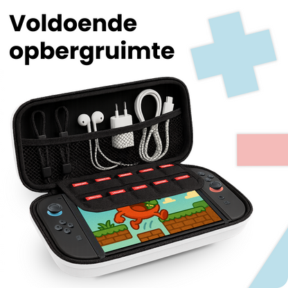 Nintendo Switch 2 Hard Cover Hoes met Spellen ruimte - Wit