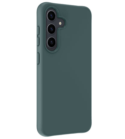 Samsung S23 FE Hoesje Siliconen Backcover Lichtgewicht - Donkergroen