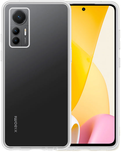 Xiaomi 12 Lite Hoesje Siliconen Backcover Lichtgewicht - Transparant