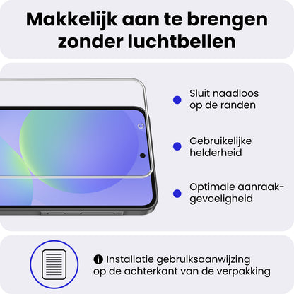 Samsung A36 Screenprotector Gehard Glas - Anti-kras