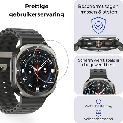 Samsung Watch Ultra Screenprotector Tempered Glass