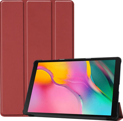 Samsung Galaxy Tab A 10.1 2019 Hoesje Book Case - Donkerrood