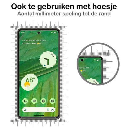 Google Pixel 7A Screenprotector Gehard Glas - Anti-kras