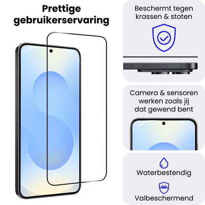Samsung S25 Edge Screenprotector Gehard Glas - Full Screen