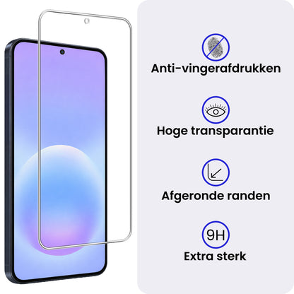 Samsung A57 Screenprotector Gehard Glas - Anti-kras