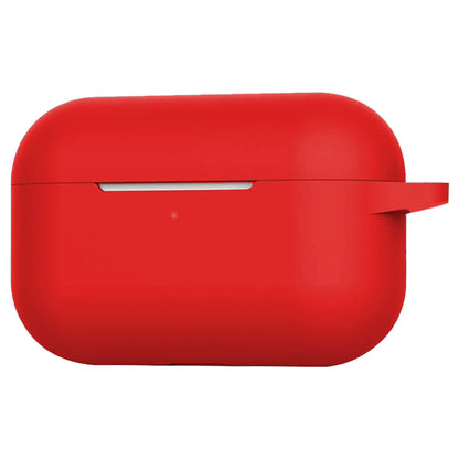 AirPods Pro 2 Hoesje Siliconen met Clip - Rood