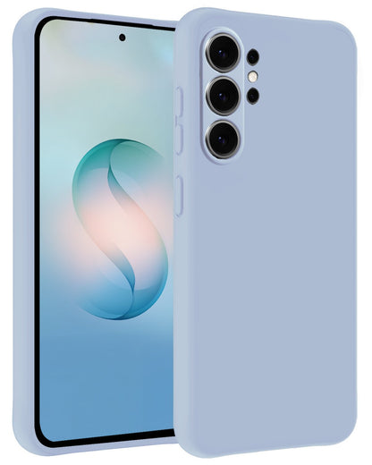 Samsung S26 Ultra Hoesje Siliconen Backcover Lichtgewicht - Lichtblauw