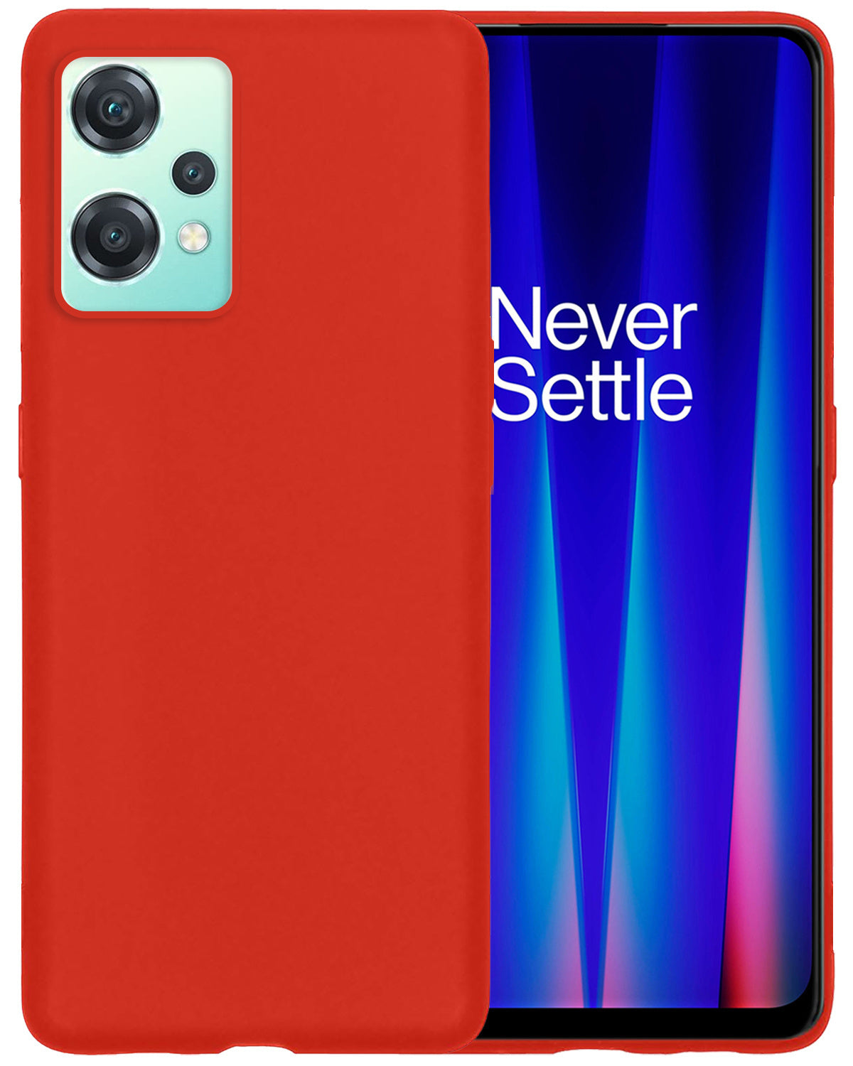 OnePlus Nord CE 2 Lite Hoesje Siliconen - Rood