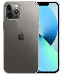 iPhone 14 Pro Hoesje Siliconen Backcover Lichtgewicht - Transparant