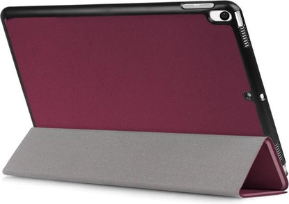 iPad Pro 10.5 (2017) Trifold Bookcase Hoes - Donkerrood