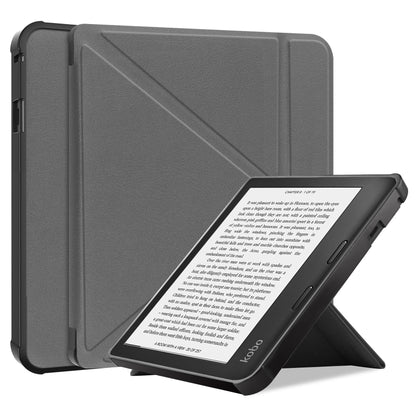 Kobo Libra 2 Trifold Bookcase Hoes - Grijs
