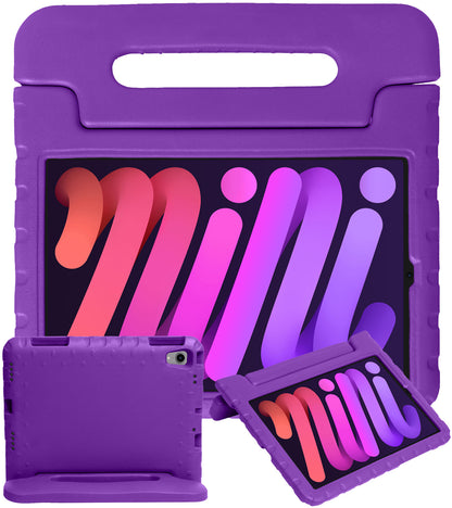 iPad Mini 6 Hoesje Kids Cover Bumper - Paars