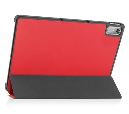Lenovo Tab P11 (2e Gen) Trifold Bookcase Hoes - Rood