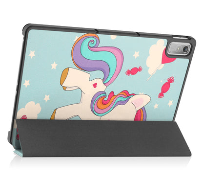 Lenovo Tab P11 (2e Gen) Trifold Bookcase Hoes - Eenhoorn