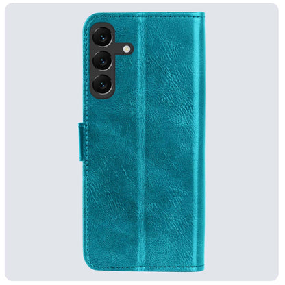 Samsung S23 FE Hoesje Bookcase Cover met Kaarthouder - Turquoise