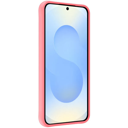 Samsung S25 FE Hoesje Siliconen Backcover Lichtgewicht - Lichtroze