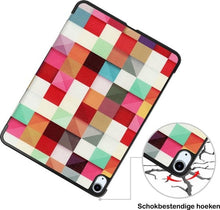 iPad Air 2020 Trifold Bookcase Hoes - Blokken