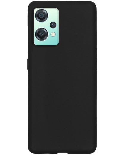 OnePlus Nord CE 2 Lite Hoesje Siliconen Backcover Lichtgewicht - Zwart