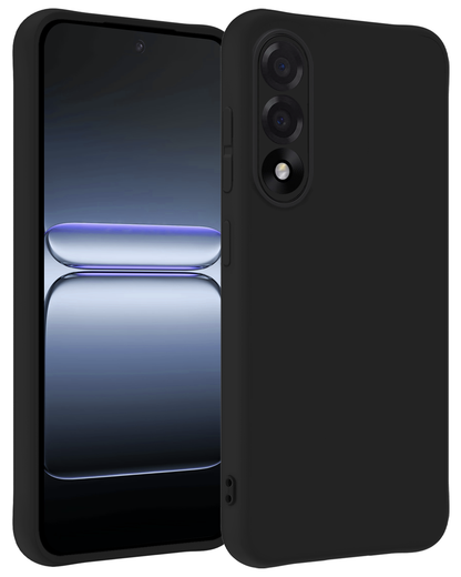 OnePlus Nord 5 Hoesje Siliconen Backcover Lichtgewicht - Zwart