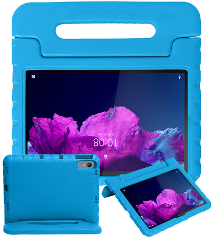 Lenovo Tab P11 Plus Kinderhoes Shockabsorberend Foam - Blauw