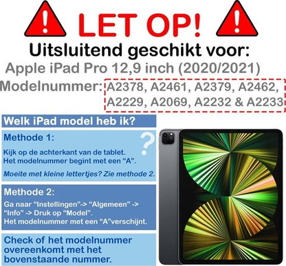 iPad Pro 2020 (12,9 inch) Camera Screenprotector Gehard Glas