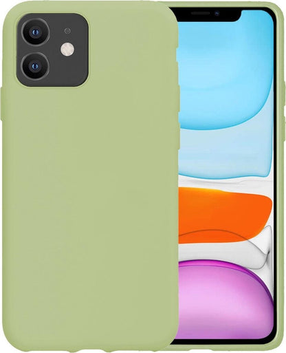 iPhone 11 Hoesje Siliconen Backcover Lichtgewicht - Groen