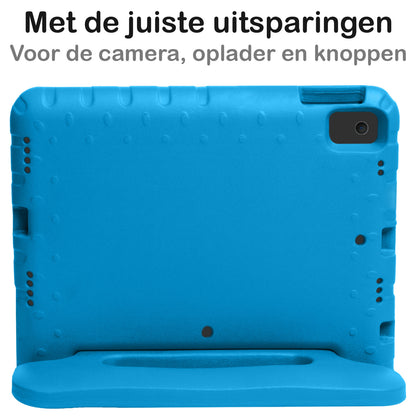 iPad 10.2 2021 Kinderhoes Shockabsorberend Foam - Blauw