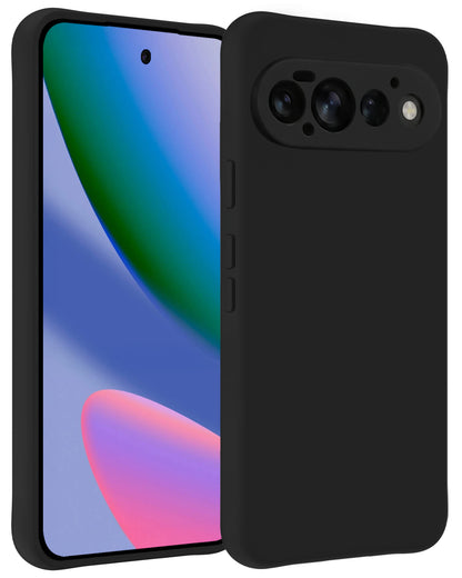 Google Pixel 11 Pro Hoesje Siliconen Backcover Lichtgewicht - Zwart