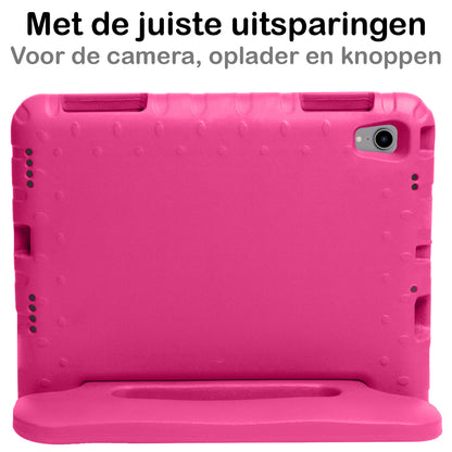 iPad 2022 / 2025 (A16 ) Kinderhoes Shockabsorberend Foam - Roze