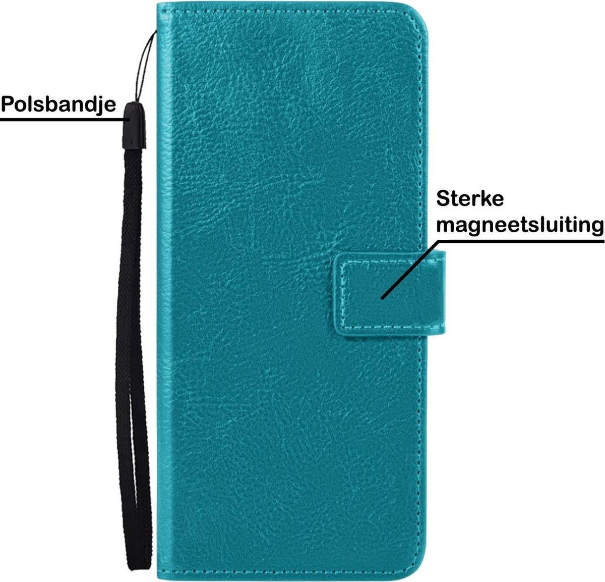 Samsung A32 4G Hoesje Book Case Kunstleer - Turquoise