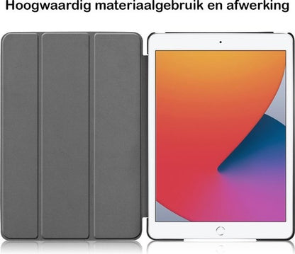 iPad 10.2 2020 Trifold Bookcase Hoes - Bloesem
